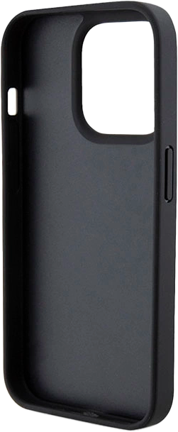 Панель Guess Leather 4G Stamped для Apple iPhone 15 Pro Max Black (3666339150198) - зображення 7
