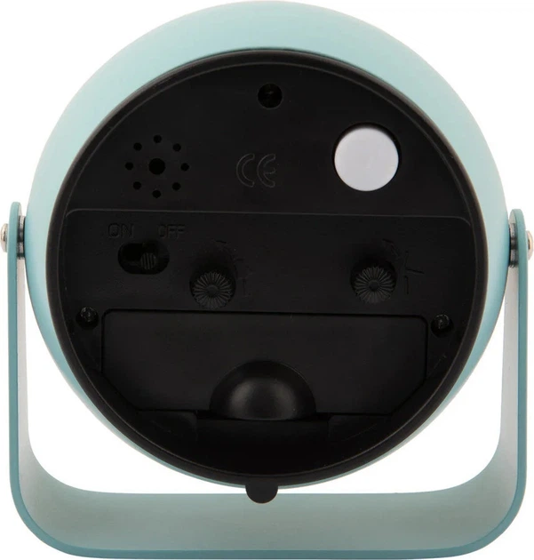 Budzik analogowy Karlsson Bunky 9 cm Niebieski (8714302755538) - obraz 3