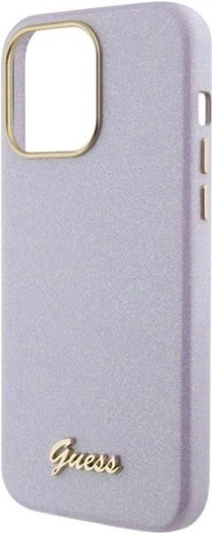 Панель Guess Glitter Glossy Script для Apple iPhone 15 Pro Max Lilac (3666339155377) - зображення 6