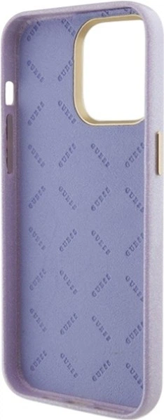 Панель Guess Glitter Glossy Script для Apple iPhone 15 Pro Max Lilac (3666339155377) - зображення 7