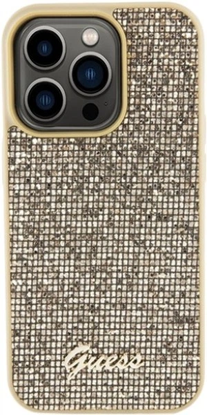 Панель Guess Disco Metal Script для Apple iPhone 15 Pro Max Gold (3666339173609) - зображення 3
