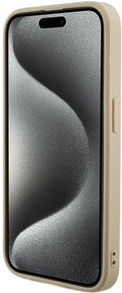 Панель Guess Saffiano Iridescent Script для Apple iPhone 15 Pro Max Gold (3666339225094) - зображення 5