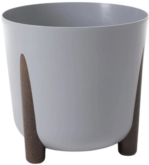 Вазон Lamela Frida пластиковий сірий 30 x 28.5 см (9272297) (5900119272297) - зображення 1