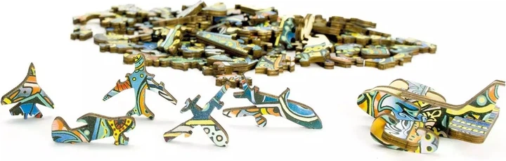 Дерев'яний пазл Eureka Біплан 112 елементів 414399 (5425004736222) - зображення 3