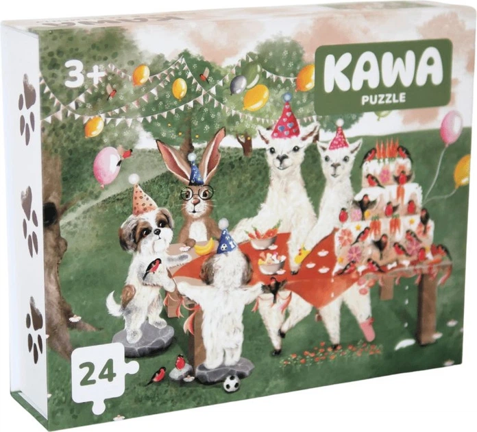 Puzzle Trefl Kawa Urodziny XL 24 elementy (5905910089129) - obraz 1