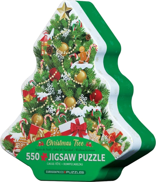 Puzzle Eurographics Christmas tree 550 elementów 8551-5663 (628136656634) - obraz 1