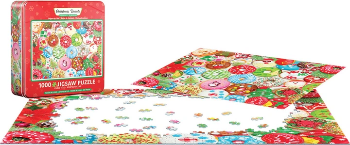 Пазл Eurographics Різдвяні пончики 1000 елементів 8051-5660 (628136656603) - зображення 3