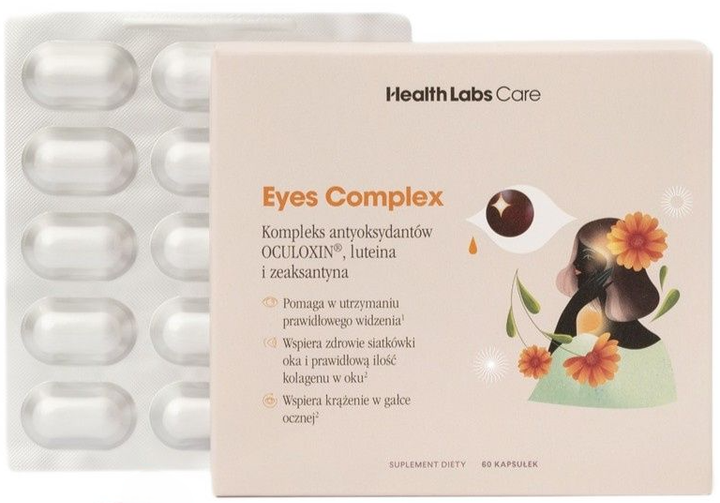 Suplement diety Health Labs Care Cyes Complex Wsparcie zdrowego wzroku 60 kapsułek (5906146792432) - obraz 1