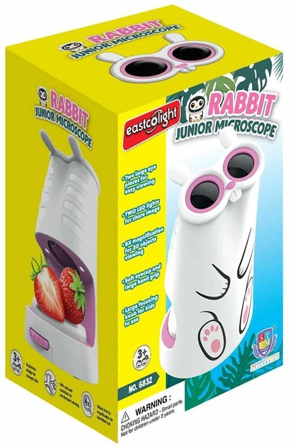 Mikroskop dziecięcy Eastcolight Mój Pierwszy Mikroskop Królik (4893669068322) - obraz 1