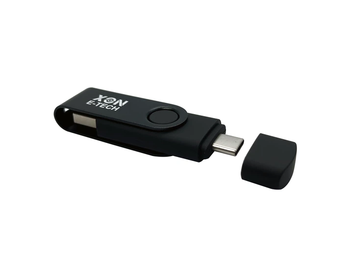 Флеш-накопитель XON FlashDrive DuoConnect 256GB USB 3.0 / Type-C Black (FX3DR256PB 7553) - изображение 5