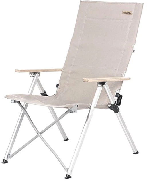 Składane krzesło Naturehike aluminium Beżowe NH17T003-Y (6927595749739) - obraz 1