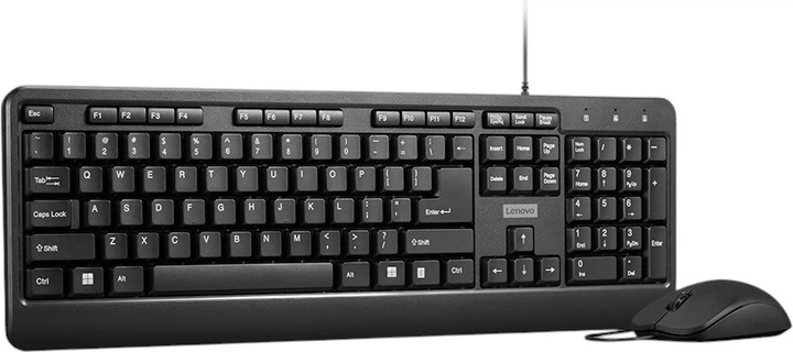 Комплект дротовий Lenovo 160 Wired Combo Black (GX31L52655) - зображення 2