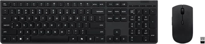 Комплект бездротовий Lenovo Professional Wireless Rechargeable Combo Grey (4X31R64354) - зображення 1