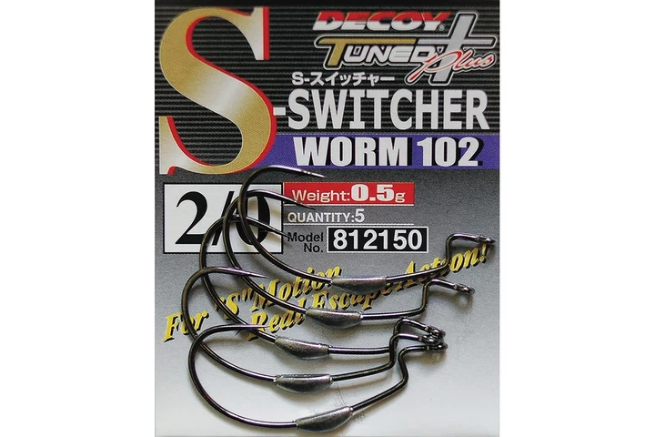 Крючки Decoy Worm102 S-Switcher №4/0 (4 шт/уп) (6102046001) - Фото 1 Крючки Decoy Worm102 S-Switcher №4/0 (4 шт/уп) (6102046001) - изображение 1