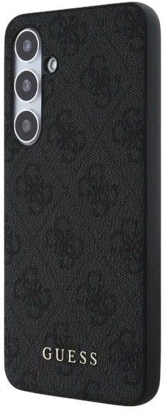 Панель Guess Hardcase 4G Metal Gold Logo для Samsung Galaxy S24 FE Grey (GUHCS24FEG4GFGR) - зображення 2
