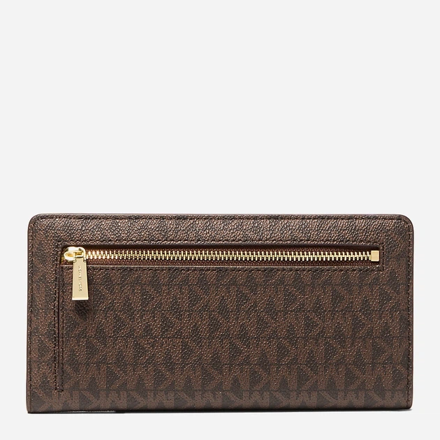 Портмоне жіноче зі штучної шкіри для карток Michael Kors Bryant 32S5GYTP3B 252 Коричневе (800070349062) - зображення 2