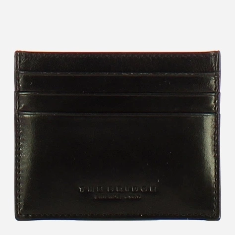 Картхолдер чоловічий з натуральної шкіри The Bridge Lorenzo 41464101 20 Чорний (800070350599) - зображення 1