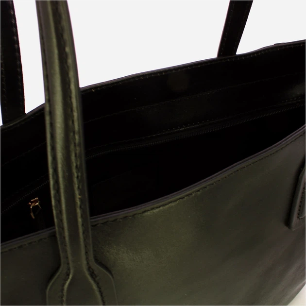 Сумка шопер жіноча з натуральної шкіри The Bridge Maddalena 44161101 30 Чорна (800070350632) - зображення 4