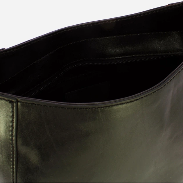 Torebka hobo damska ze skóry naturalnej mała The Bridge Maddalena 44162101 30 Czarna (800070350621) - obraz 4