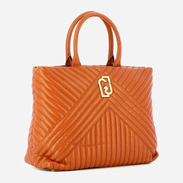 Torebka shopper Liu Jo AA3224E0426 X0282 Brązowa (800070301320) - obraz 4