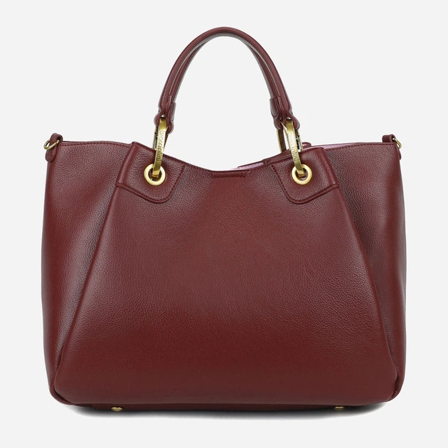 Сумка крос-боді через плече жіноча зі штучної шкіри велика Braccialini Amy B18502 YY 404 Темно-червона (800070348965) - зображення 3