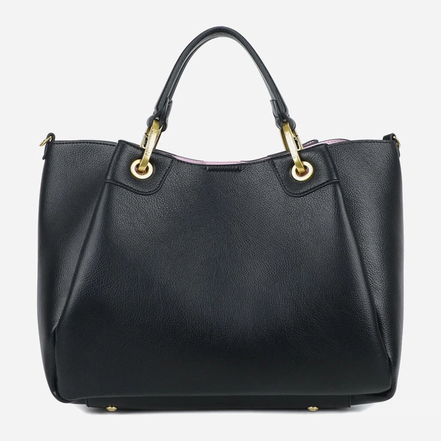 Сумка крос-боді через плече жіноча зі штучної шкіри велика Braccialini Amy B18502 YY 100 Чорна (800070348933) - зображення 3