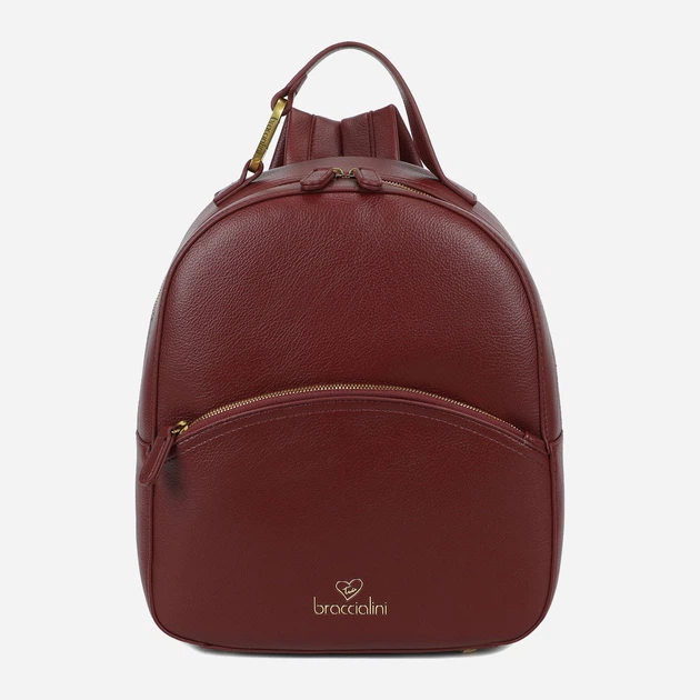Рюкзак жіночий зі штучної шкіри Braccialini Amy B18505 YY 404 Темно-червоний (800070348979) - зображення 1