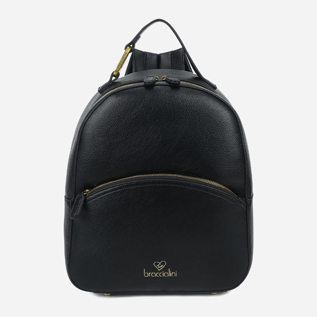 Рюкзак жіночий зі штучної шкіри Braccialini Amy B18505 YY 100 Чорний (800070348942) - зображення 1