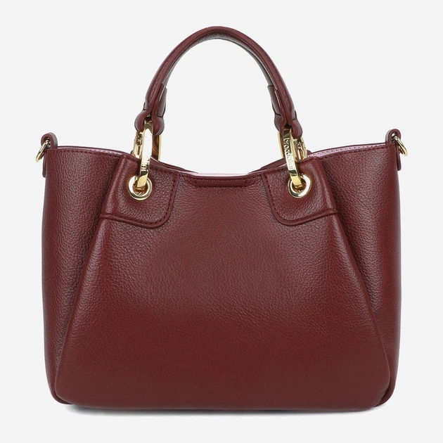 Сумка крос-боді через плече жіноча зі штучної шкіри середня Braccialini Amy B18520 YY 404 Темно-червона (800070348977) - зображення 3