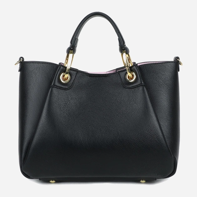 Сумка крос-боді через плече жіноча зі штучної шкіри середня Braccialini Amy B18521 YY 100 Чорна (800070348934) - зображення 3