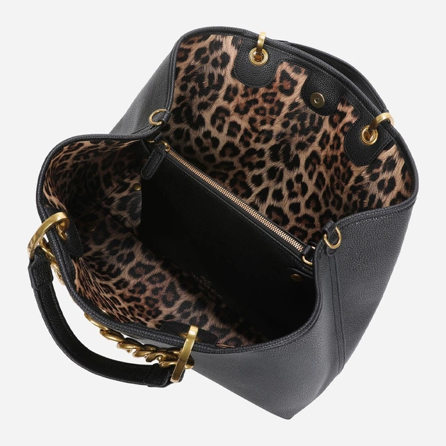 Сумка крос-боді через плече жіноча зі штучної шкіри велика Braccialini Beth Jewels B18530 YY 100 Чорна (800070348931) - зображення 5