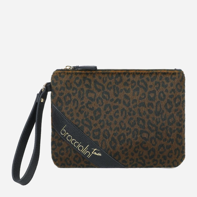 Сумка клатч жіноча зі штучної шкіри маленька Braccialini Milly B18615 YY P42 Коричнева (800070349015) - зображення 1