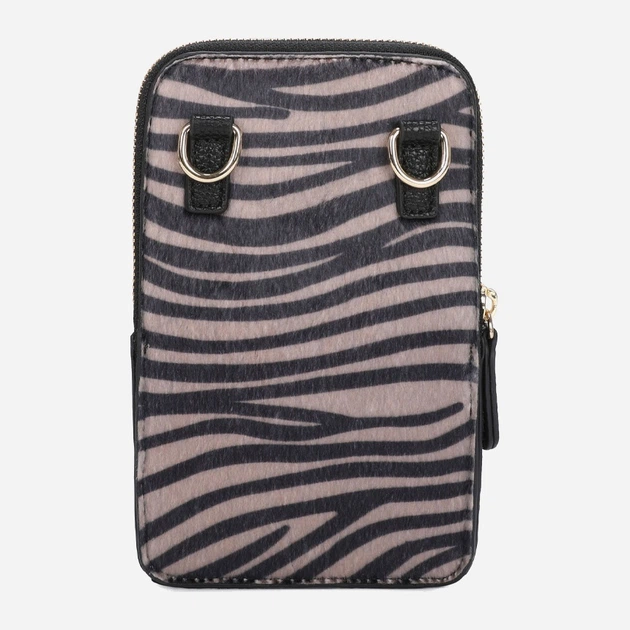 Сумка крос-боді через плече жіноча зі штучної шкіри маленька Braccialini Jinny Animalier B18632 YY O03 Бежева (800070349004) - зображення 3