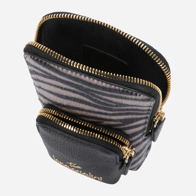 Сумка крос-боді через плече жіноча зі штучної шкіри маленька Braccialini Jinny Animalier B18632 YY O03 Бежева (800070349004) - зображення 5