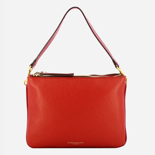 Сумка крос-боді через плече жіноча з натуральної шкіри середня Gianni Chiarini Frida BS 10436 TKL 14049 Червона (800070345698) - зображення 1