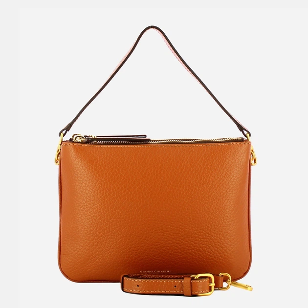 Сумка крос-боді через плече жіноча з натуральної шкіри середня Gianni Chiarini Frida BS 10436 TKL 206 Коричнева (800070345699) - зображення 4
