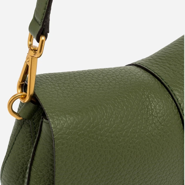 Torebka crossbody damska ze skóry naturalnej Gianni Chiarini Helena Round BS 11088 TKL-NASPM 14051 Zielona (800070345702) - obraz 5
