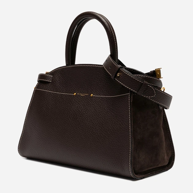 Torebka crossbody damska ze skóry naturalnej duża Gianni Chiarini Farah BS 11466 TKL-CM 2107 Ciemnobrązowa (800070345709) - obraz 3