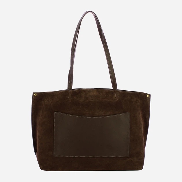 Torebka shopper ze skóry naturalnej Gianni Chiarini Egle BS 11485 CM-PL 974 Ciemnobrązowa (800070345711) - obraz 2