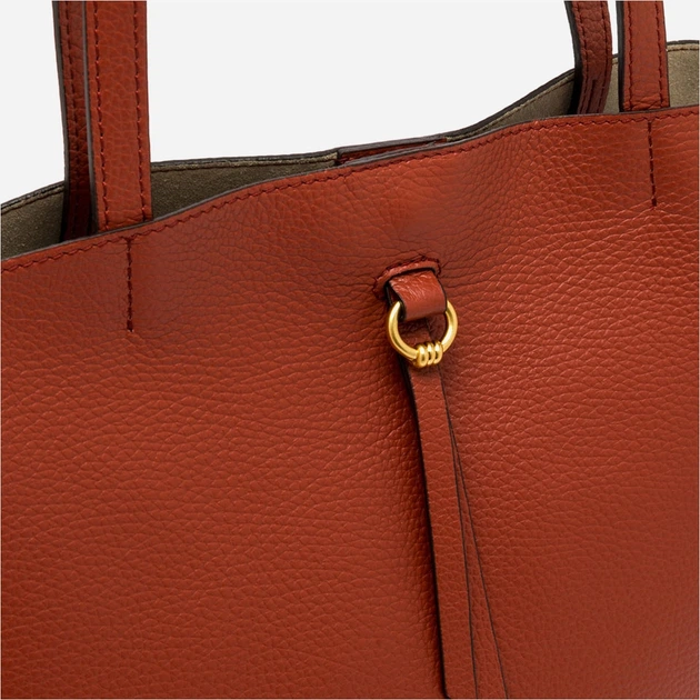 Сумка шопер жіноча з натуральної шкіри Gianni Chiarini Egle BS 11485/COMM GRN 14049 Червона (800070344897) - зображення 4