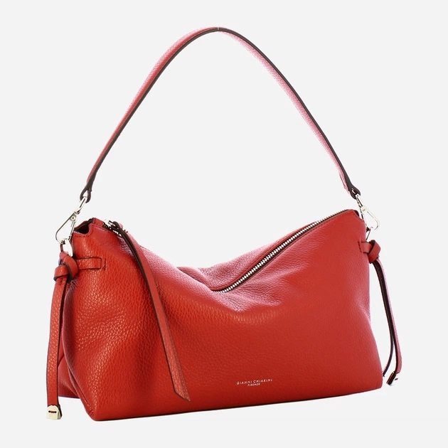 Сумка крос-боді через плече жіноча з натуральної шкіри середня Gianni Chiarini Brina BS 11761/COMM GRN 14049 Червона (800070345718) - зображення 3
