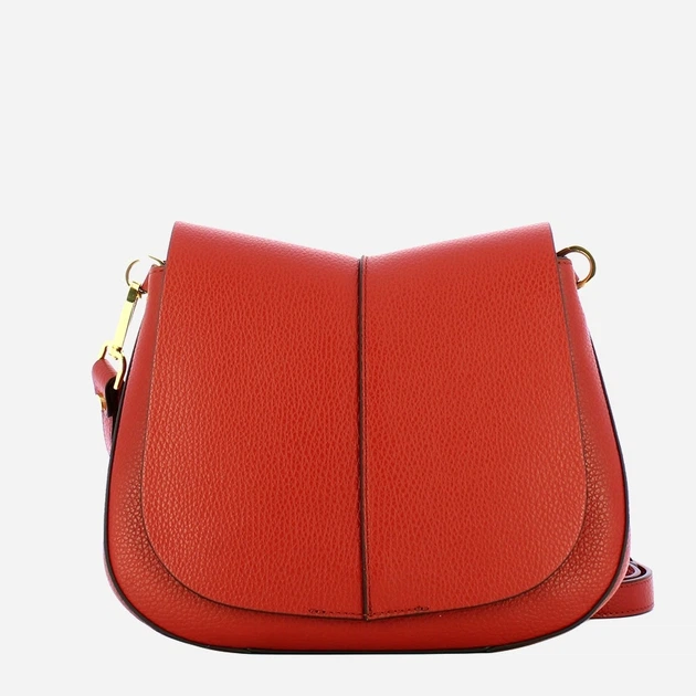 Сумка крос-боді через плече жіноча з натуральної шкіри середня Gianni Chiarini Helena Round BS 6036/COMM GRN-NAOP 14049 Червона (800070345734) - зображення 1