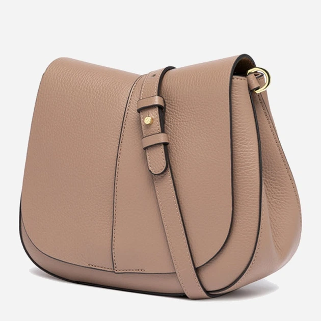 Сумка крос-боді через плече жіноча з натуральної шкіри середня Gianni Chiarini Helena Round BS 6036/COMM GRN-NAOP 2077 Бежева (800070345735) - зображення 4