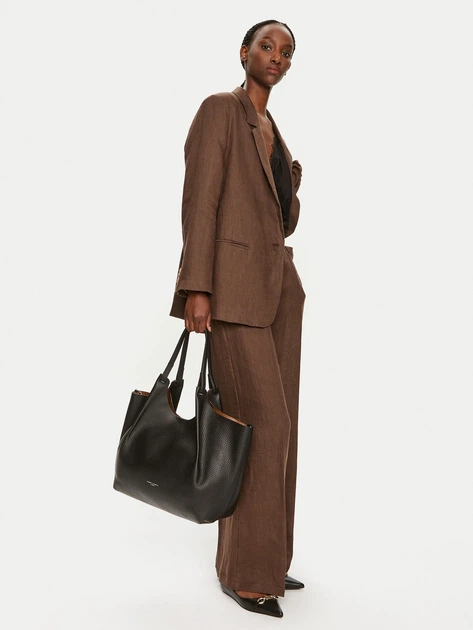 Torebka shopper ze skóry naturalnej Gianni Chiarini Dua BS 9720 RNGDBL 12565 Czarna (800070282523) - obraz 2