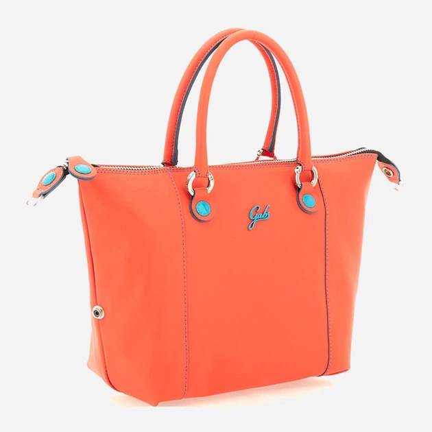 Torebka crossbody damska ze skóry naturalnej duża Gabs G3 Plus Tg M G000033T2X1881 C5510 Pomarańczowa (800070351014) - obraz 4
