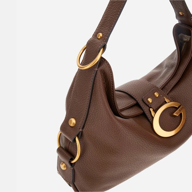 Torebka bagietka damska duża Guess Camden HWBB9308180 ESP Brązowa (800070344368) - obraz 3