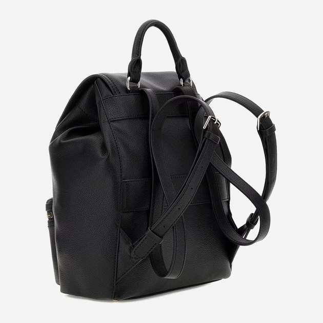 Рюкзак жіночий зі штучної шкіри Guess Manhattan HWBG7118310 BLA Чорний (800070344372) - зображення 3