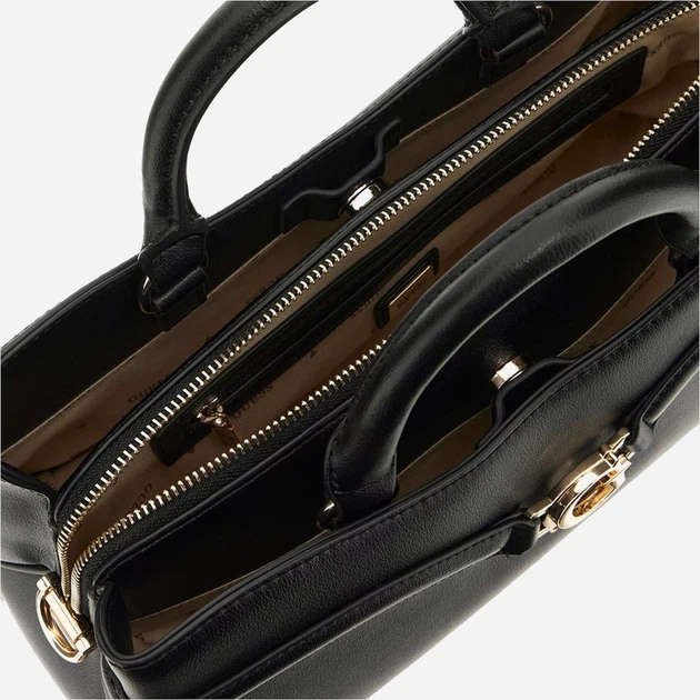 Сумка крос-боді через плече жіноча зі штучної шкіри середня Guess Dea HWBG7993060 BLA Чорна (800070344378) - зображення 3