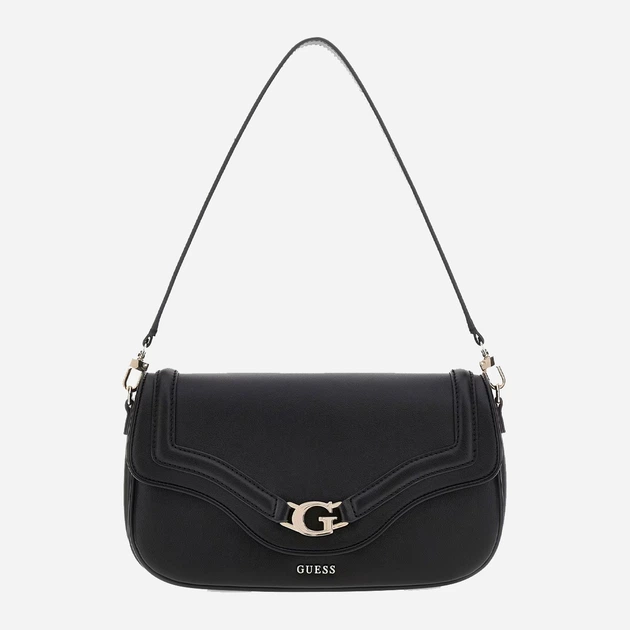 Сумка крос-боді через плече жіноча зі штучної шкіри середня Guess Dea HWBG7993200 BLA Чорна (800070344380) - зображення 1