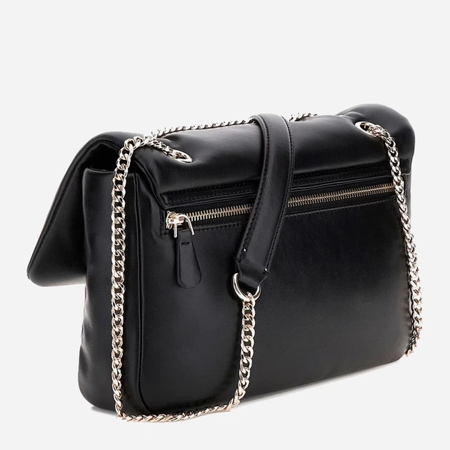 Сумка крос-боді через плече жіноча зі штучної шкіри середня Guess Sunetra HWNG7534210 BLA Чорна (800070344400) - зображення 3